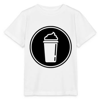 Kaffee Icon - Stanley/Stella Kinder T-Shirt MINI CREATOR  - Weiß - Vorne - Maike (125cm)