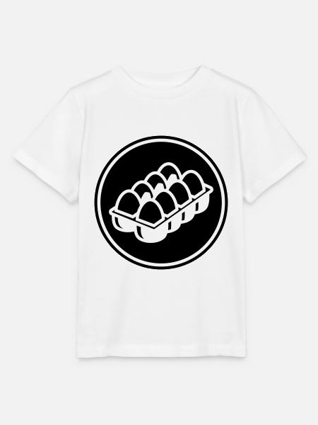 Eier symbol - Stanley/Stella Kinder T-Shirt MINI CREATOR - Weiß