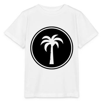 palm symbol - Stanley/Stella MINI CREATOR Kids’ T-Shirt - white - Front - Maike (125cm)