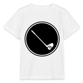 Golf symbol - Stanley/Stella MINI CREATOR Kids’ T-Shirt - white - Front - Maike (125cm)