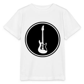 Guitar Symbol - Stanley/Stella MINI CREATOR Kids’ T-Shirt - white - Front - Maike (125cm)