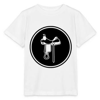 icône de la selle - T-shirt bio MINI CREATOR Stanley/Stella Enfant - blanc - Devant - Maike (125cm)