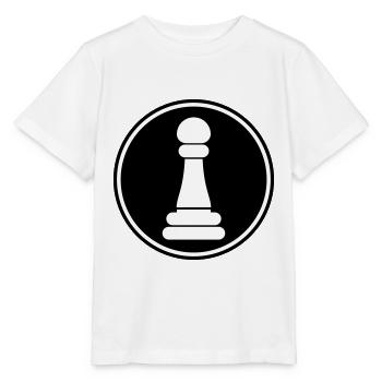 Bishop pawn chess piece - Stanley/Stella MINI CREATOR Kids’ T-Shirt - white - Front - Maike (125cm)