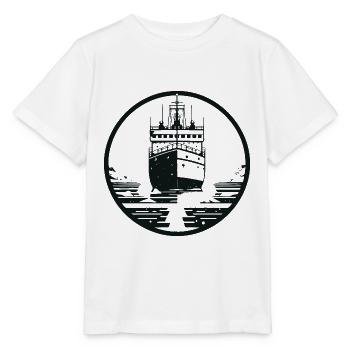 Eisbrecher Design für den Arktis und Polar Fan - Stanley/Stella Kinder T-Shirt MINI CREATOR  - Weiß - Vorne - Maike (125cm)