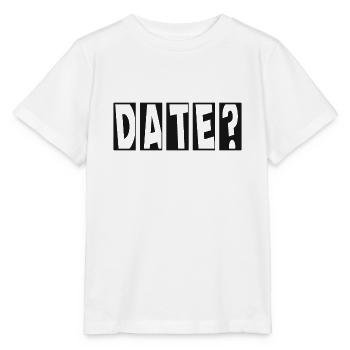 Date? Flirten Single Valentinstag - Stanley/Stella Kinder T-Shirt MINI CREATOR  - Weiß - Vorne - Maike (125cm)
