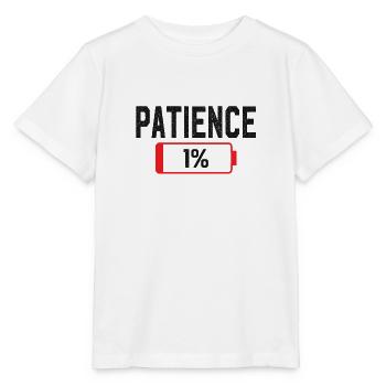 Batterie Patience Geduld Arbeit Stress - Stanley/Stella Kinder T-Shirt MINI CREATOR  - Weiß - Vorne - Maike (125cm)