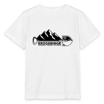 Erzgebirge Saxony Mining Miners - T-shirt bio MINI CREATOR Stanley/Stella Enfant - blanc - Devant - Maike (125cm)