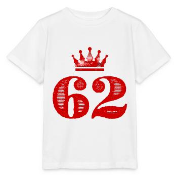 62 Couronne numérique - T-shirt bio MINI CREATOR Stanley/Stella Enfant - blanc - Devant - Maike (125cm)
