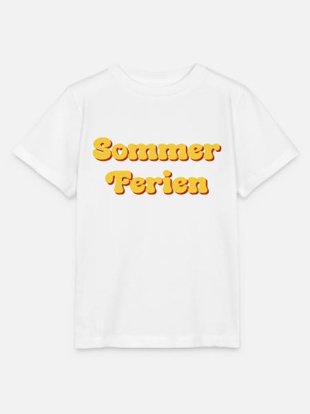 Sommerferien - Stanley/Stella Kinder T-Shirt MINI CREATOR - Weiß