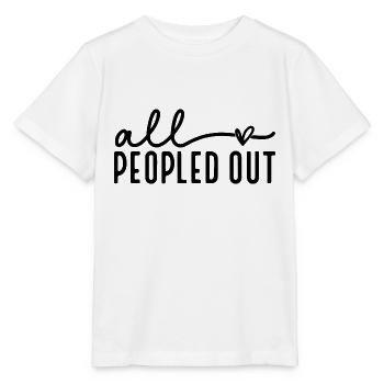 Tout le monde Introverti Casanier Anti Social - T-shirt bio MINI CREATOR Stanley/Stella Enfant - blanc - Devant - Maike (125cm)