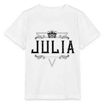 Julia Name - Stanley/Stella Kinder T-Shirt MINI CREATOR  - Weiß - Vorne - Maike (125cm)