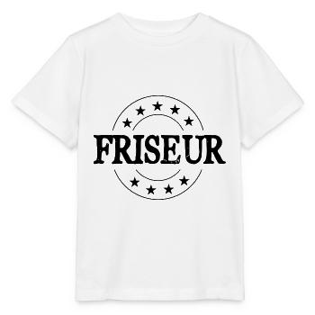 Friseur Beruf - Stanley/Stella Kinder T-Shirt MINI CREATOR  - Weiß - Vorne - Maike (125cm)