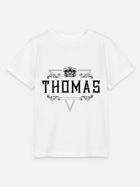 Thomas Name - Stanley/Stella Kinder T-Shirt MINI CREATOR - Weiß