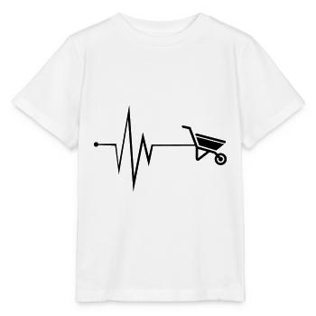 Schubkarre Puls - Stanley/Stella Kinder T-Shirt MINI CREATOR  - Weiß - Vorne - Maike (125cm)