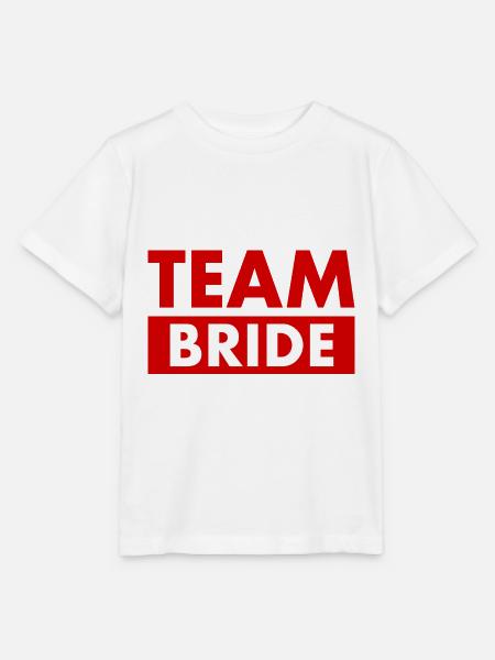 Team bride - Stanley/Stella Kinder T-Shirt MINI CREATOR  - Weiß