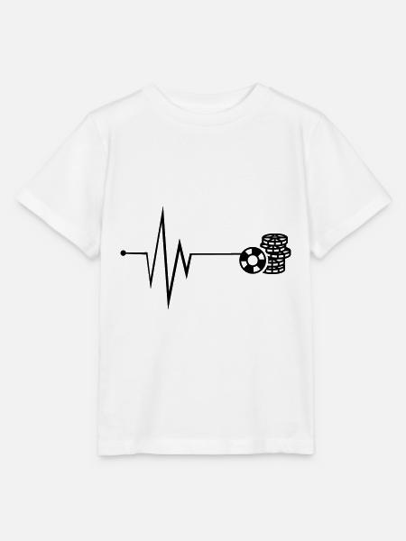 Poker Chip Puls - Stanley/Stella Kinder T-Shirt MINI CREATOR  - Weiß