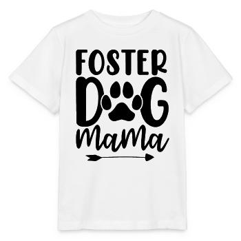 Foster Dog Mama Animal Activist Foster Mom - Stanley/Stella MINI CREATOR Kids’ T-Shirt - white - Front - Maike (125cm)