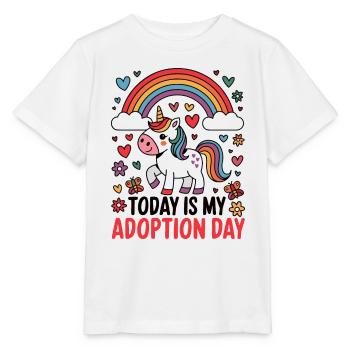 Today Is My Adoption Day Foster Care Gotcha - Stanley/Stella MINI CREATOR Kids’ T-Shirt - white - Front - Maike (125cm)
