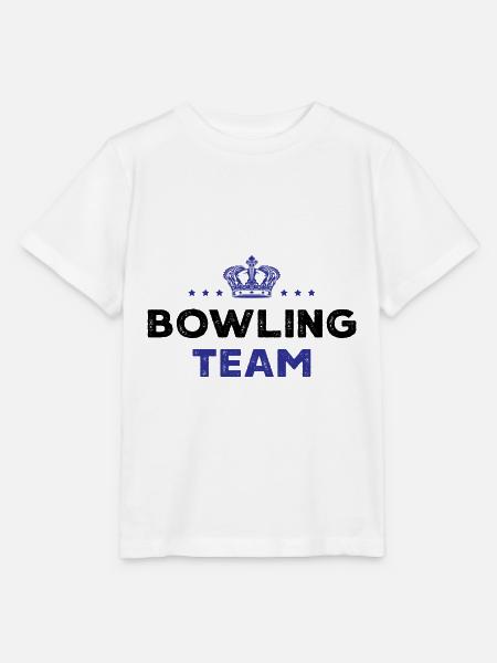 Bowling Team - Stanley/Stella Kinder T-Shirt MINI CREATOR  - Weiß