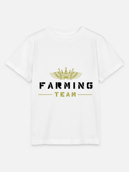 Farming Team - Stanley/Stella Kinder T-Shirt MINI CREATOR  - Weiß