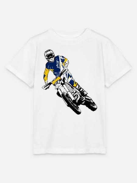 Enduro Offroad - Stanley/Stella Kinder T-Shirt MINI CREATOR  - Weiß