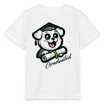 Diplôme d’études supérieures Diplômé - T-shirt bio MINI CREATOR Stanley/Stella Enfant - blanc - Devant - Maike (125cm)