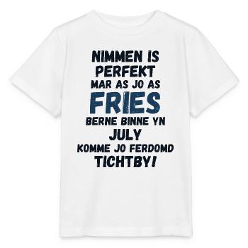 Birth or birthday in July , born Frisian - Stanley/Stella MINI CREATOR Kids’ T-Shirt - white - Front - Maike (125cm)