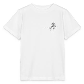 Schwarz-weißer Tiger - Stanley/Stella Kinder T-Shirt MINI CREATOR  - Weiß - Vorne - Maike (125cm)