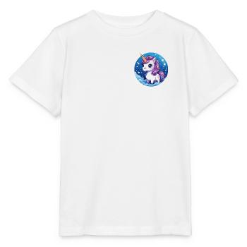 Licorne mignonne - T-shirt bio MINI CREATOR Stanley/Stella Enfant - blanc - Devant - Maike (125cm)