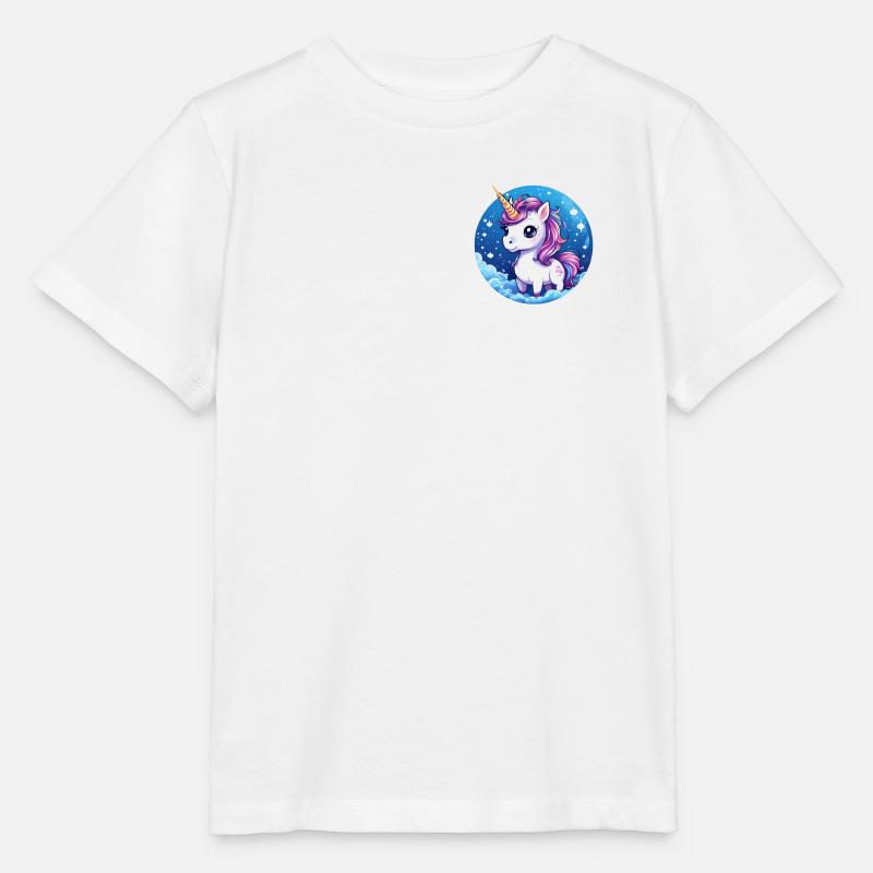 Niedliches Einhorn - Stanley/Stella Kinder T-Shirt MINI CREATOR  - Weiß