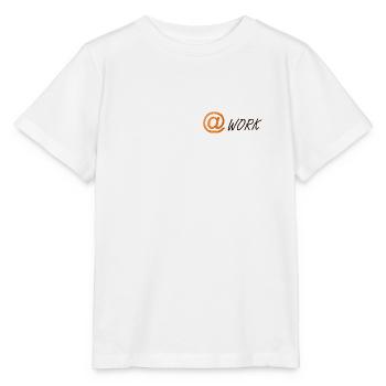 au symbole et au mot travail - T-shirt bio MINI CREATOR Stanley/Stella Enfant - blanc - Devant - Maike (125cm)