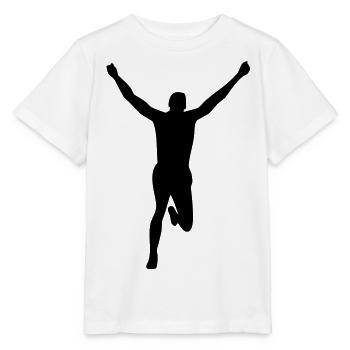 Marathon Läufer - Stanley/Stella Kinder T-Shirt MINI CREATOR  - Weiß - Vorne - Maike (125cm)