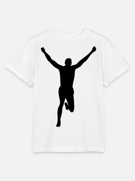 Marathon Läufer - Stanley/Stella Kinder T-Shirt MINI CREATOR - Weiß