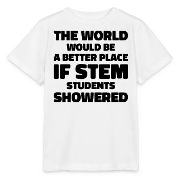 MINT-Studenten duschen Humor & Witz für Studenten - Stanley/Stella Kinder T-Shirt MINI CREATOR  - Weiß - Vorne - Maike (125cm)