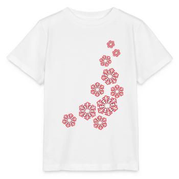 flocons de neige - T-shirt bio MINI CREATOR Stanley/Stella Enfant - blanc - Devant - Maike (125cm)