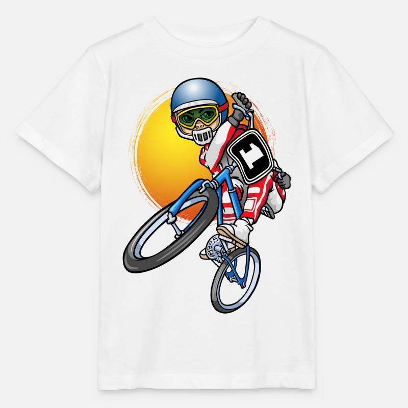 BMX-Fahrer - Stanley/Stella Kinder T-Shirt MINI CREATOR - Weiß