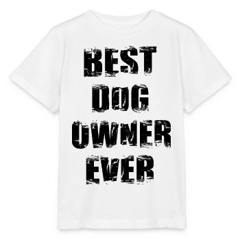 Bester Hundehalter aller Zeiten - Stanley/Stella Kinder T-Shirt MINI CREATOR  - Weiß - Vorne - Maike (125cm)