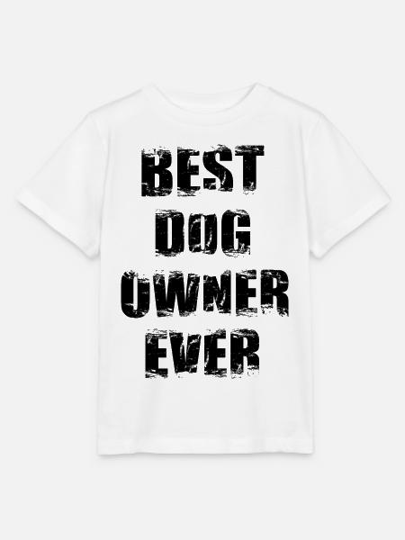 Bester Hundehalter aller Zeiten - Stanley/Stella Kinder T-Shirt MINI CREATOR - Weiß