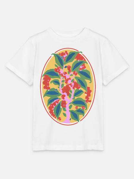 Abstrakte Blumen – Lebendige Naturillustration - Stanley/Stella Kinder T-Shirt MINI CREATOR - Weiß