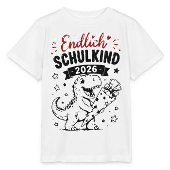Endlich Schulkind 2026 - Stanley/Stella Kinder T-Shirt MINI CREATOR  - Weiß - Vorne - Maike (125cm)