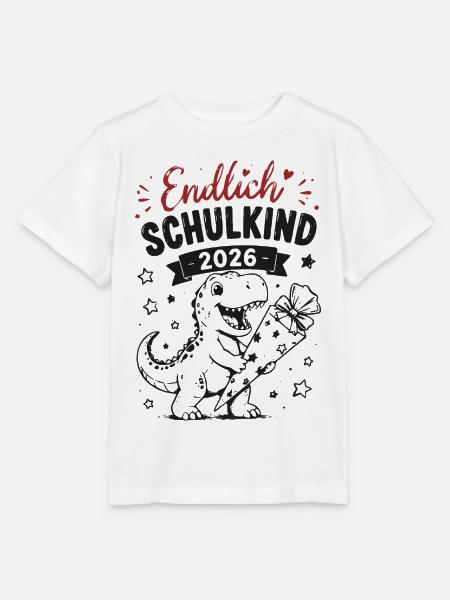 Endlich Schulkind 2026 - Stanley/Stella Kinder T-Shirt MINI CREATOR - Weiß