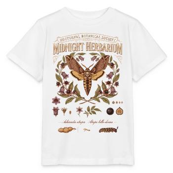 Mitternachtsherbarium Falter Flora - Stanley/Stella Kinder T-Shirt MINI CREATOR  - Weiß - Vorne - Maike (125cm)