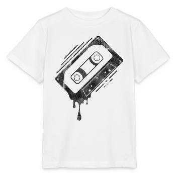 Dripping Cassette Tape - Stanley/Stella MINI CREATOR Kids’ T-Shirt - white - Front - Maike (125cm)