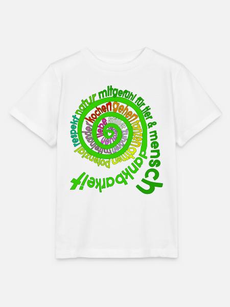 spiral - Stanley/Stella Kinder T-Shirt MINI CREATOR - Weiß
