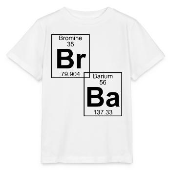 Br-Ba (brba) - Full - Stanley/Stella MINI CREATOR Kids’ T-Shirt - white - Front - Maike (125cm)