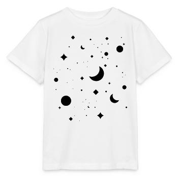 Sternenhimmel - Stanley/Stella Kinder T-Shirt MINI CREATOR  - Weiß - Vorne - Maike (125cm)