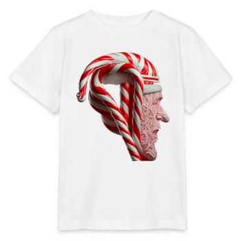 Weihnachtsmann-Kopf - Stanley/Stella Kinder T-Shirt MINI CREATOR  - Weiß - Vorne - Maike (125cm)