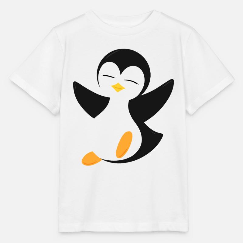 Pinguin - Stanley/Stella Kinder T-Shirt MINI CREATOR  - Weiß
