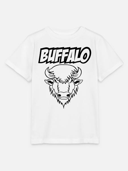 Buffalo - Stanley/Stella Kinder T-Shirt MINI CREATOR  - Weiß