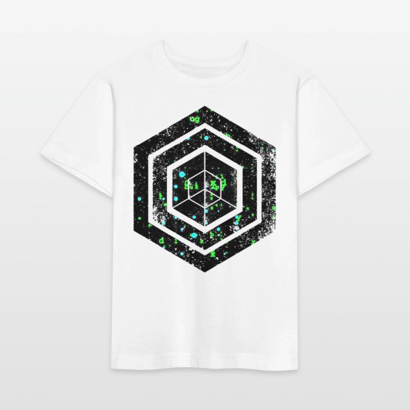 Hexagon-Programmierung Programmierer Codierung geometrisch Stanley/Stella Kinder T-Shirt MINI CREATOR 